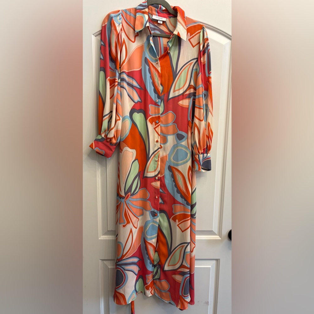 Alexis Multicolor Floral Long Sleeve Dress